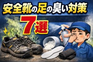 安全靴の足の臭い対策7選