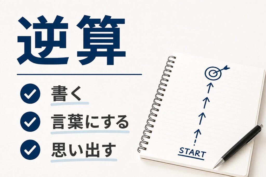 逆算と目標設定フロー